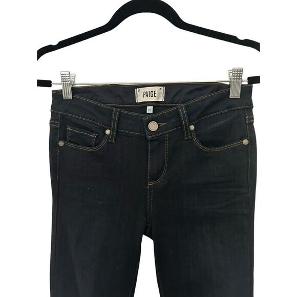 PAIGE Skyline Skinny Dark Wash Women's Jeans Size 25 Classic Versatile Staple - Picture 5 of 14